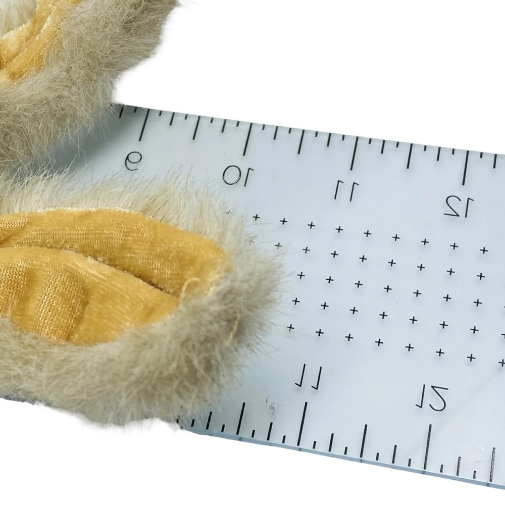 1988 Chrisha Playful Plush Brown Bunny Rabbit Knit Sweater 3D Carrot Easter Vtg - Picture 9 of 9